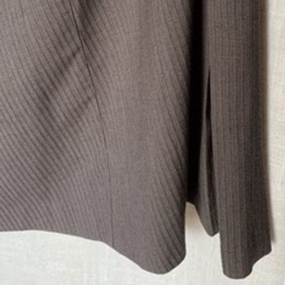 Merona Pinstripe Office Skirt Womens Size 20W Gray Classic Workwear Office - Picture 4 of 16